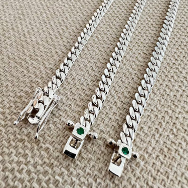 6mm Silver Miami Chain - Pure 999 Silver